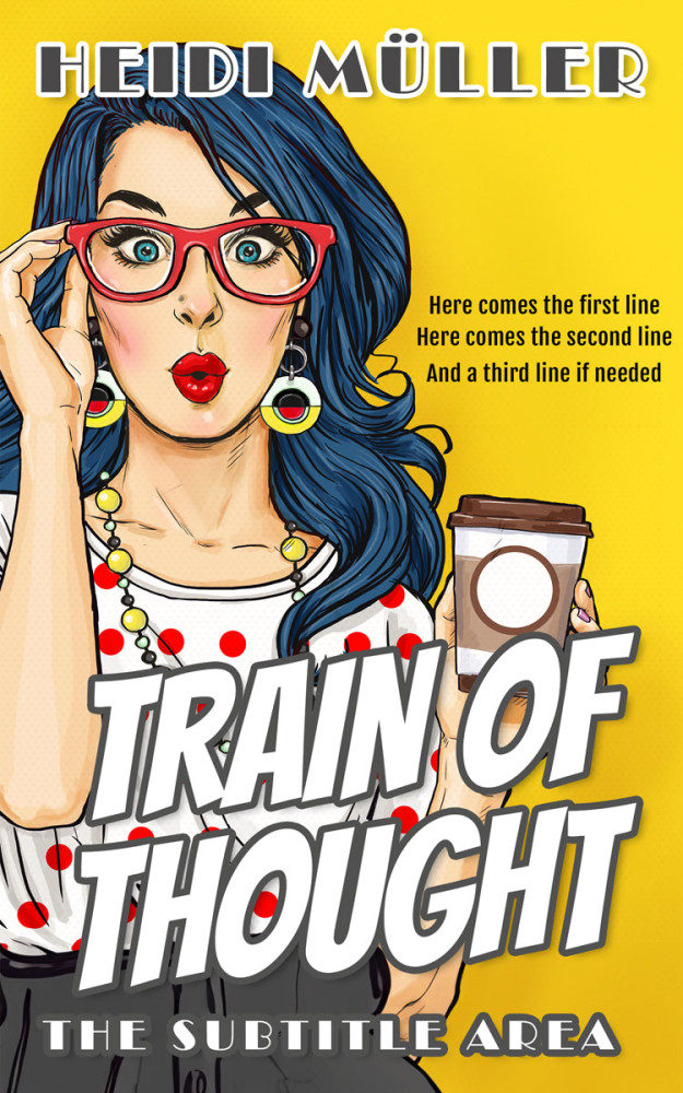 Front view of Bright Gray #28436 - Premade Romance Book Cover