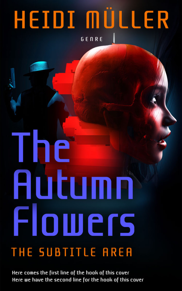 Front view of Gondola #28445 - Premade Mystery & Thriller & Suspense Book Cover