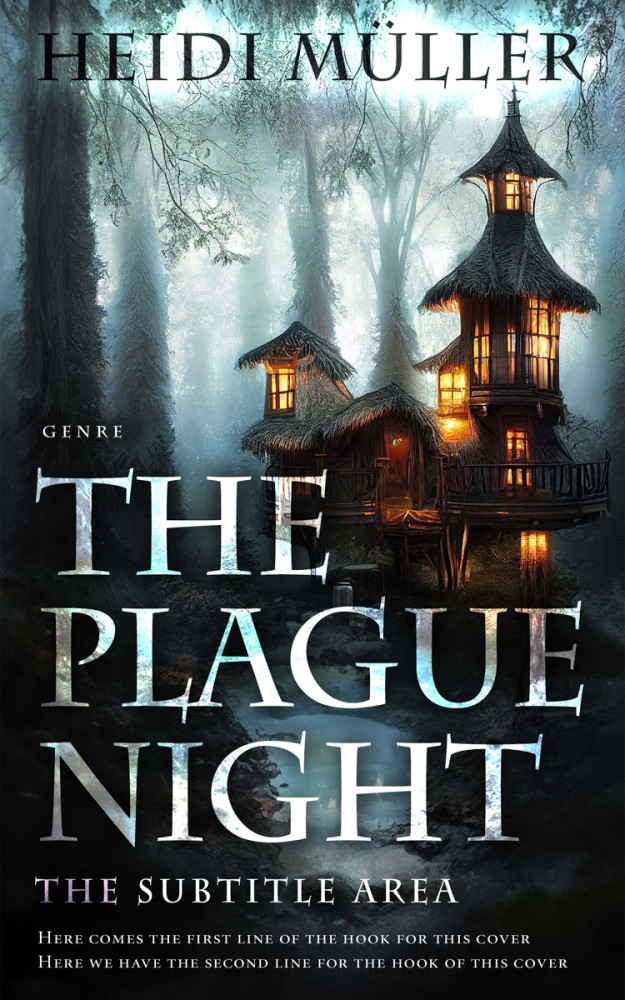 Front view of Conch #28464 - Premade Fantasy Book Cover