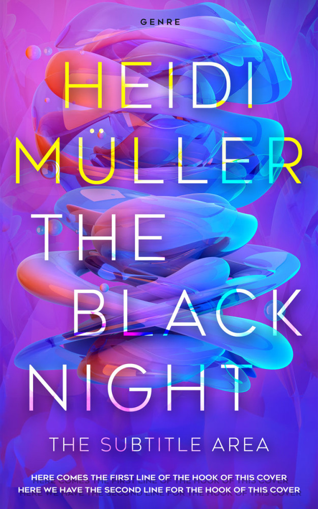 Front view of Purple Heart #28468 - Premade Business Book Cover