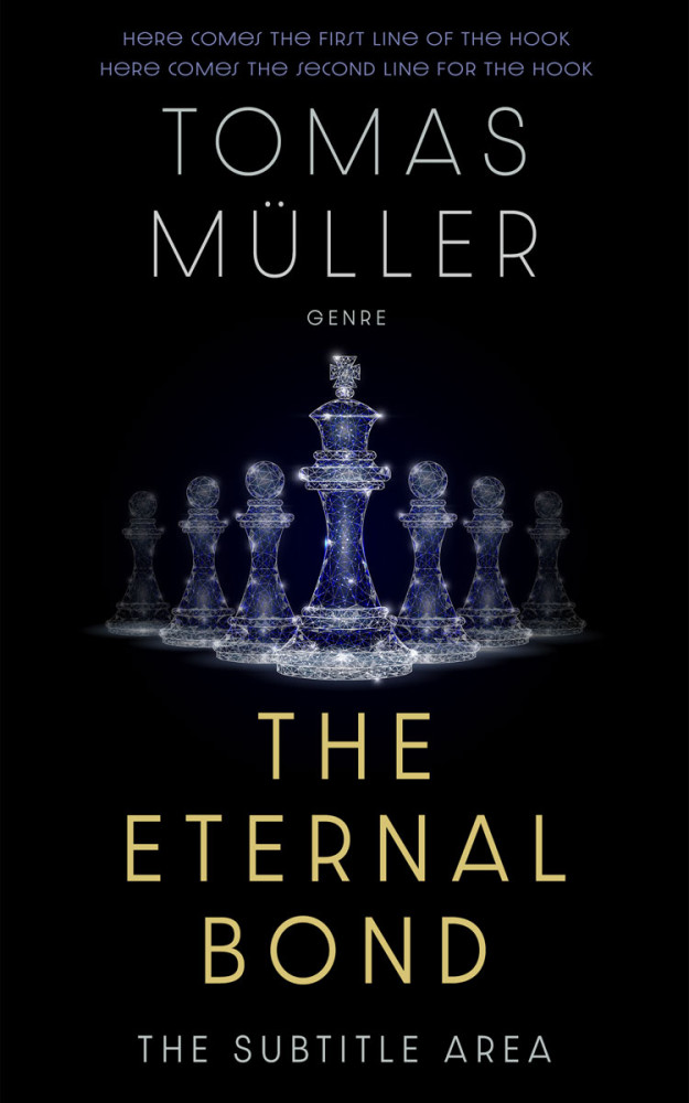 Front view of Cinder #28479 - Premade Business Book Cover