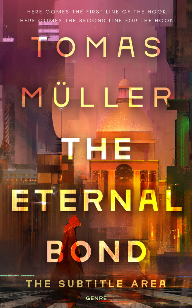 Front view of Spice #28499 - Premade Science Fiction Book Cover