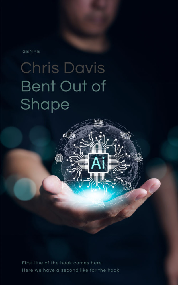 Front view of Vulcan #28514 - Premade Science Fiction Book Cover