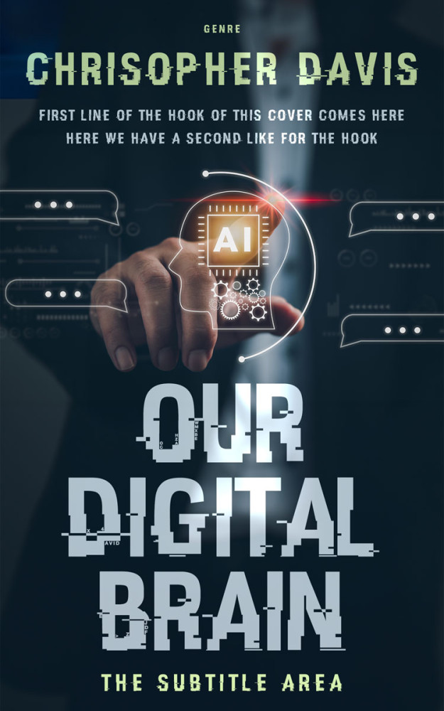 Front view of Gable Green #28520 - Premade Self-Improvement & Self-Help Book Cover