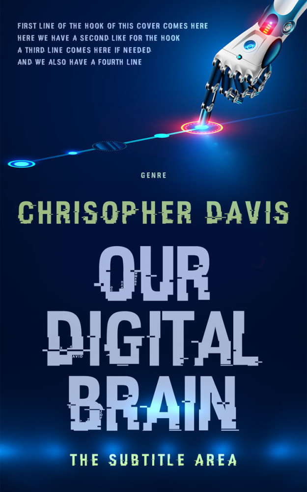 Front view of Deep Cove #28521 - Premade Science Fiction Book Cover