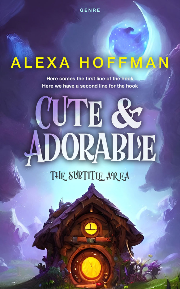 Front view of East Bay #28551 - Premade Fantasy Book Cover