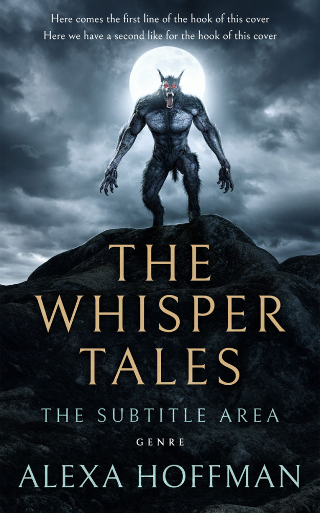 Front view of Mirage #28568 - Premade Horror Book Cover