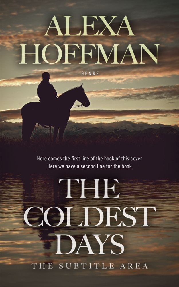 Front view of Taupe #28597 - Premade Action & Adventure Book Cover