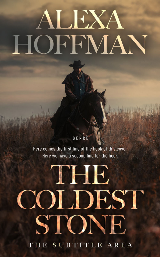 Front view of Zeus #28598 - Premade Action & Adventure Book Cover