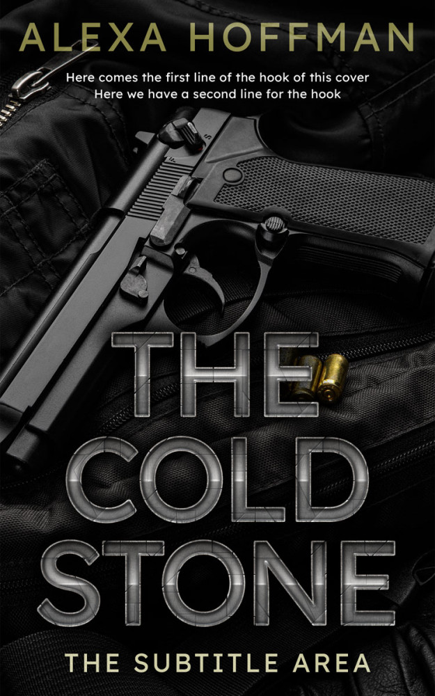 Front view of Cod Gray #28631 - Premade Mystery & Thriller & Suspense Book Cover