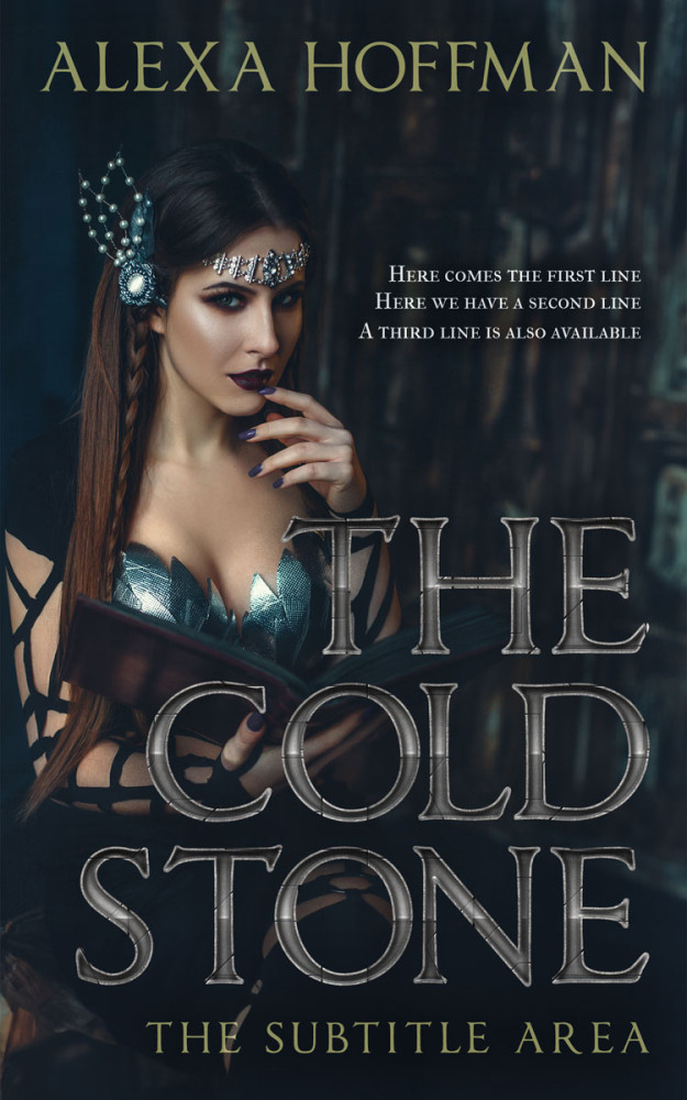 Front view of Shark #28635 - Premade Fantasy Book Cover