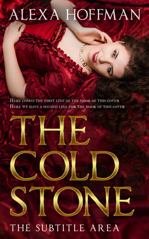 Front view of Aubergine #28637 - Premade Historical Book Cover