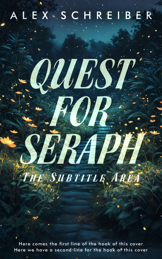 Front view of Timber Green #28720 - Premade Fantasy Book Cover