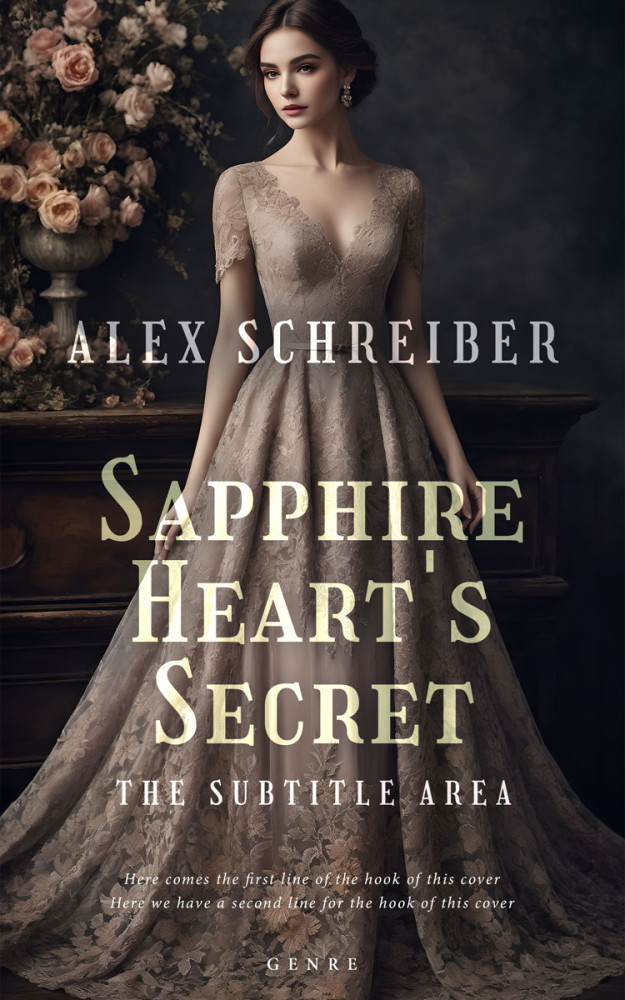 Front view of Thunder #28737 - Premade Romance Book Cover