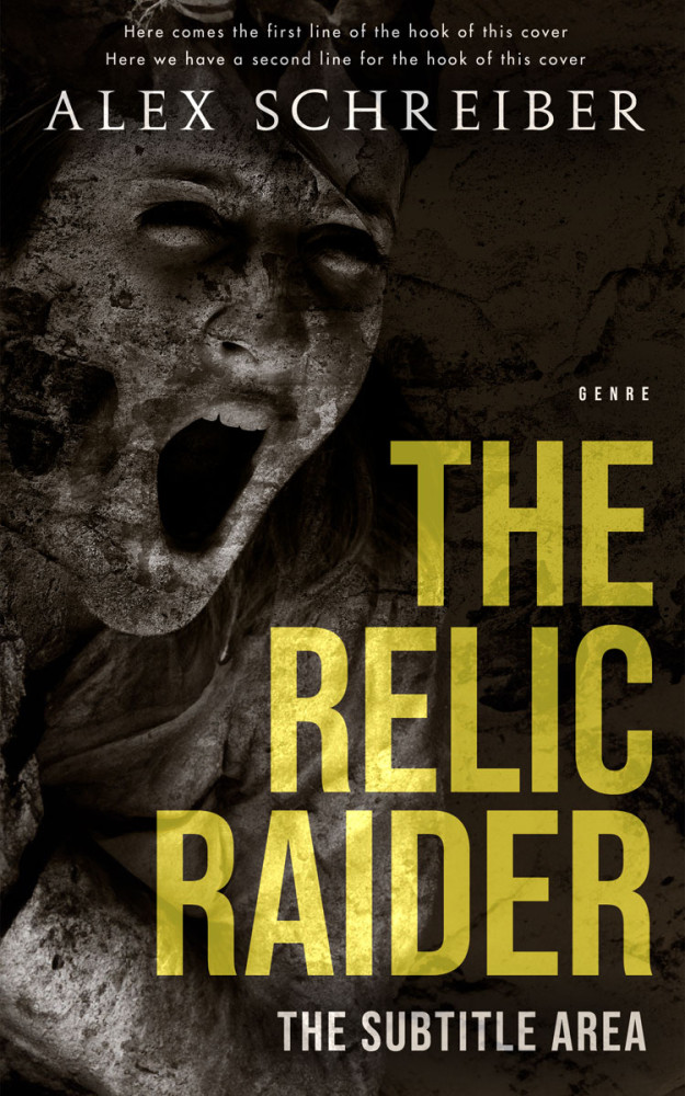 Front view of Turmeric #28767 - Premade Horror Book Cover