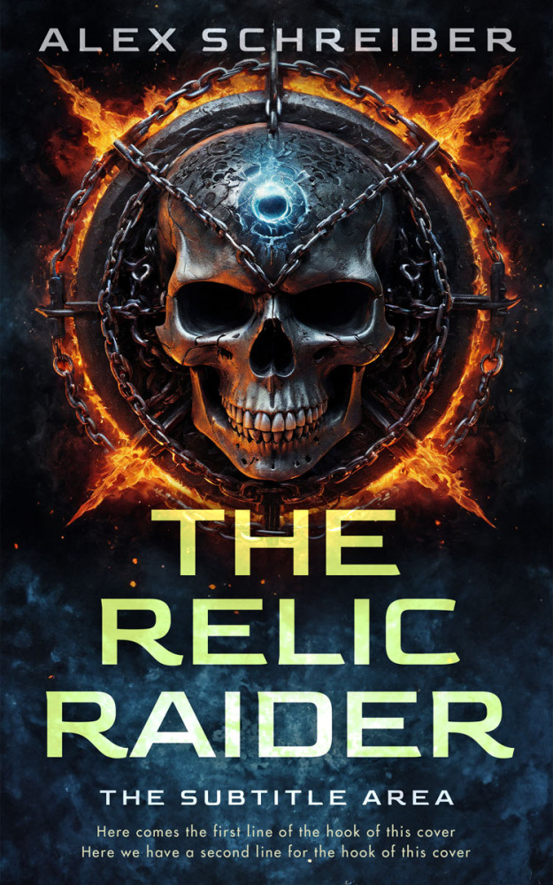 Front view of Mirage #28779 - Premade Fantasy Book Cover