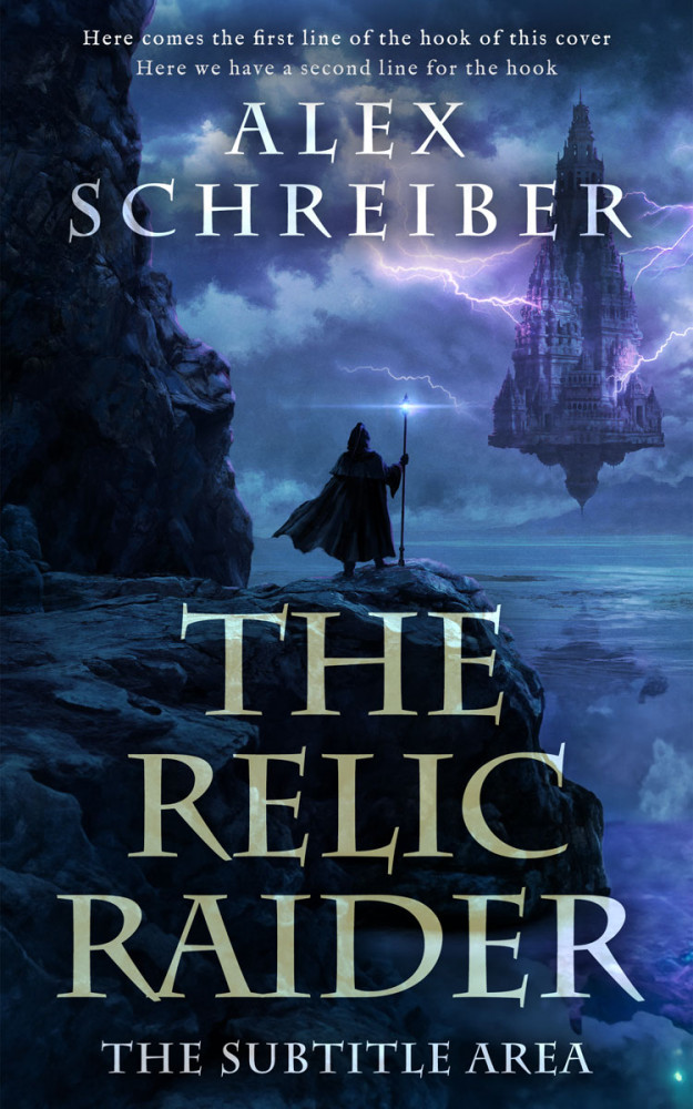 Front view of Firefly #28807 - Premade Fantasy Book Cover