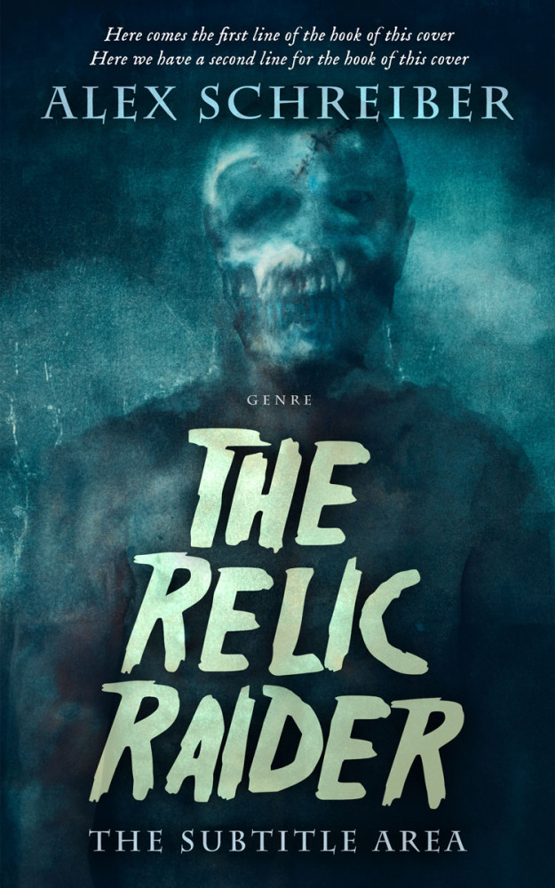 Front view of Elephant #28812 - Premade Horror Book Cover