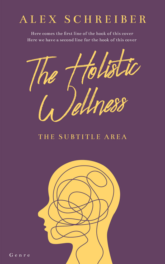 Front view of Eggplant #28834 - Premade Self-Improvement & Self-Help Book Cover