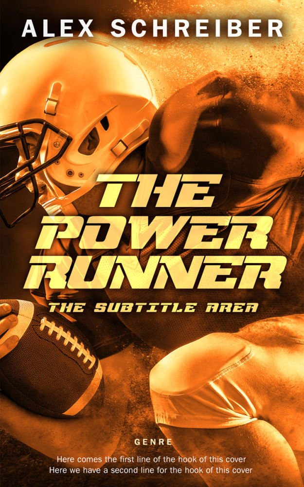 Front view of Wood Bark #28839 - Premade Action & Adventure Book Cover