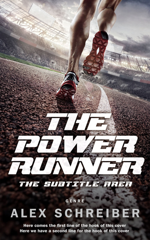 Front view of Thunder #28842 - Premade Health & Dieting & Fitness Book Cover