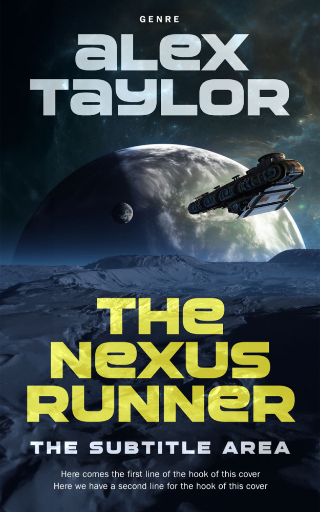 Front view of Winter Hazel #28865 - Premade Science Fiction Book Cover