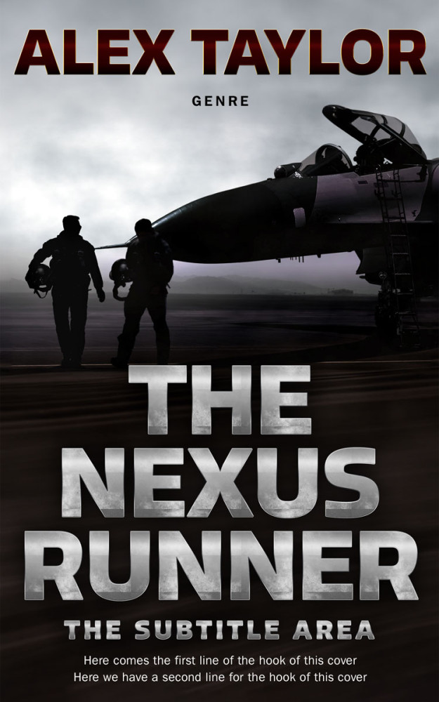 Front view of Cocoa Brown #28880 - Premade Science Fiction Book Cover