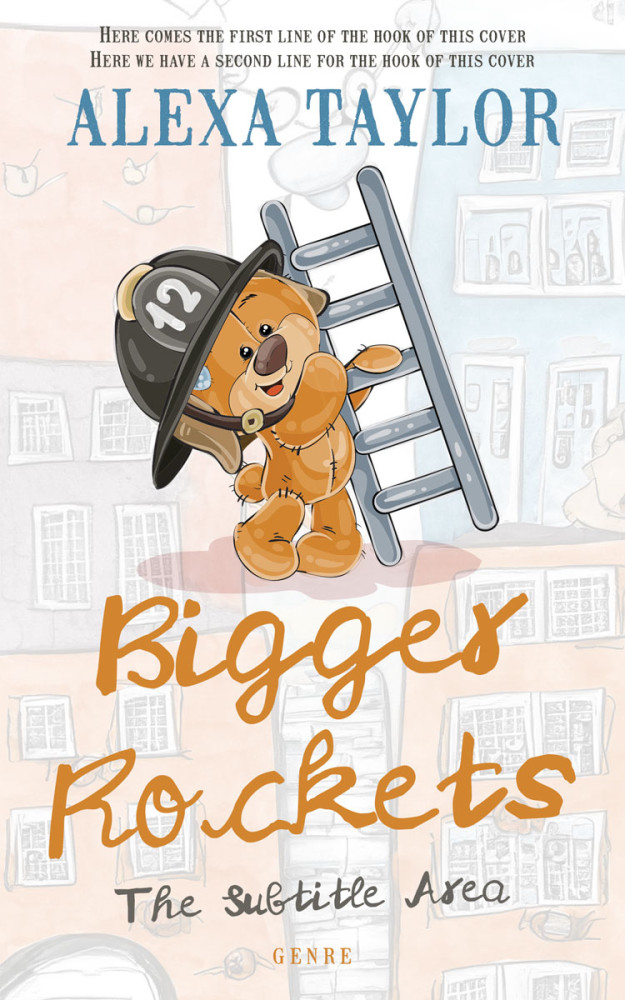 Front view of Pampas #28896 - Premade Action & Adventure Book Cover