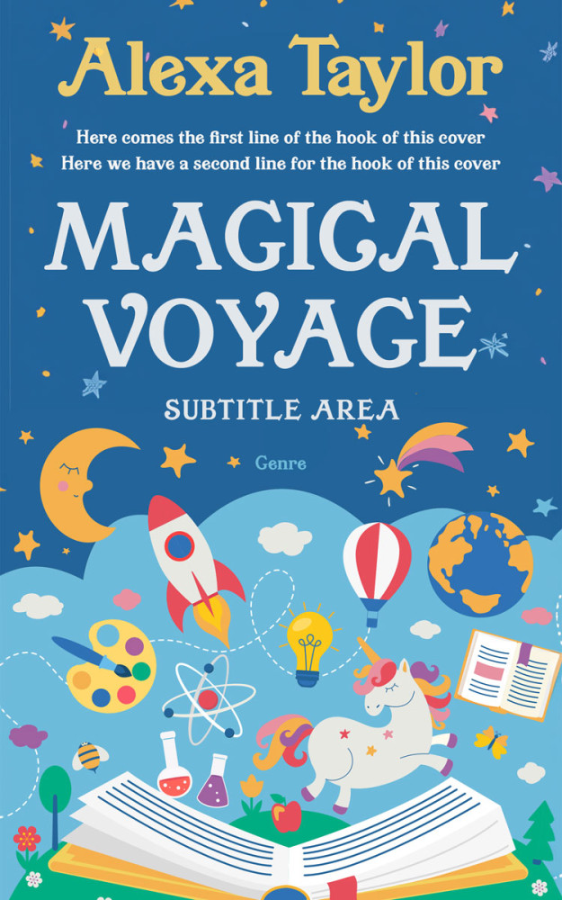 Front view of Raffia #28913 - Premade Education Book Cover