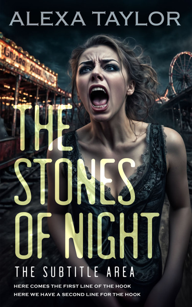 Front view of Chino #28965 - Premade Horror Book Cover