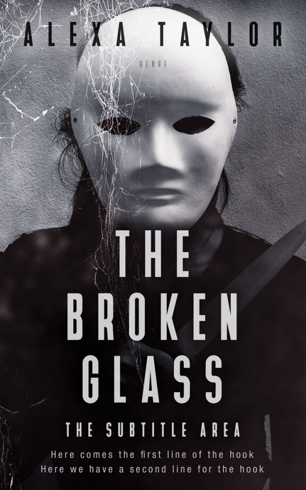 Front view of Thunder #28974 - Premade Horror Book Cover