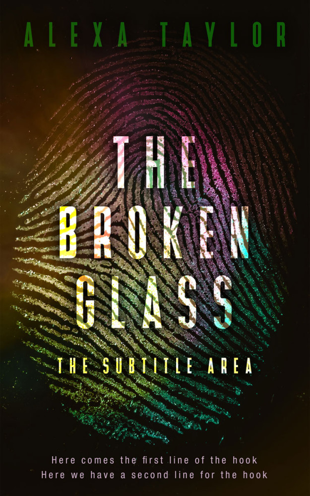 Front view of Eternity #28975 - Premade Action & Adventure Book Cover