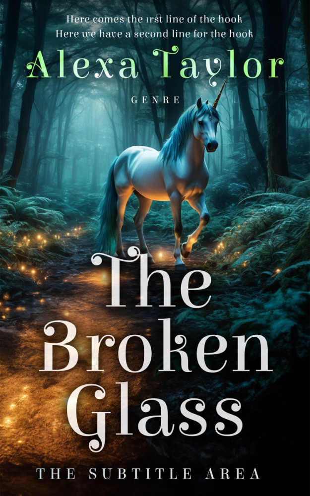 Front view of Outer Space #28981 - Premade Fantasy Book Cover