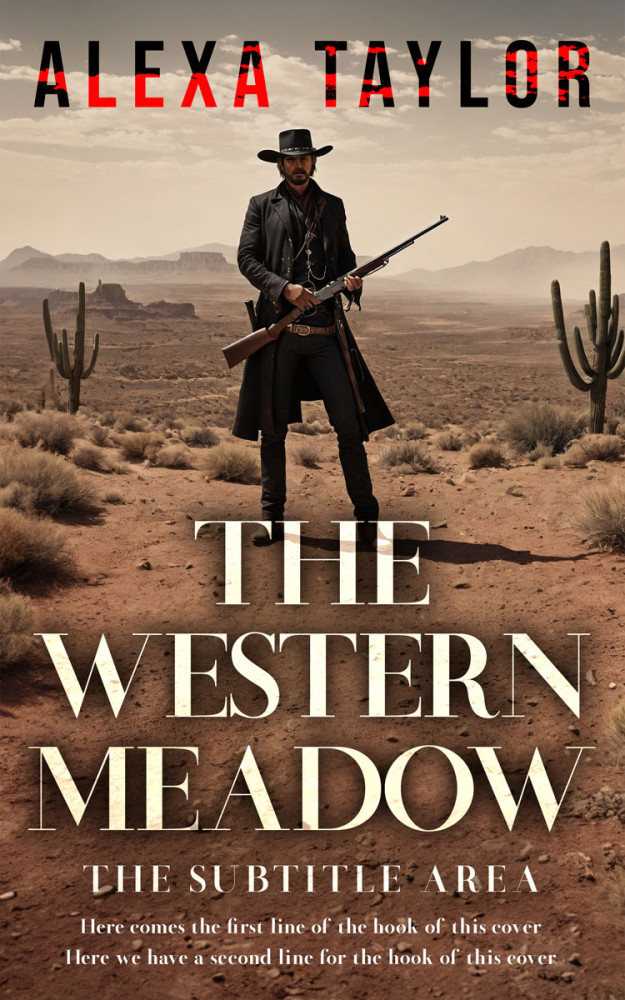 Front view of Roman Coffee #28998 - Premade Action & Adventure Book Cover