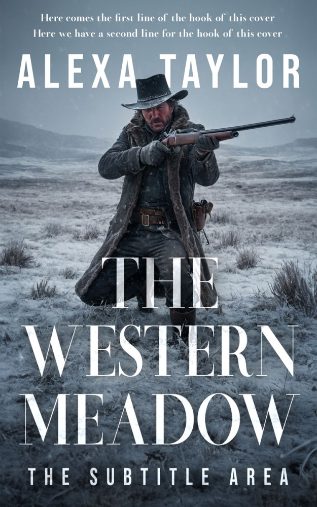 Front view of Pale Sky #28999 - Premade Action & Adventure Book Cover