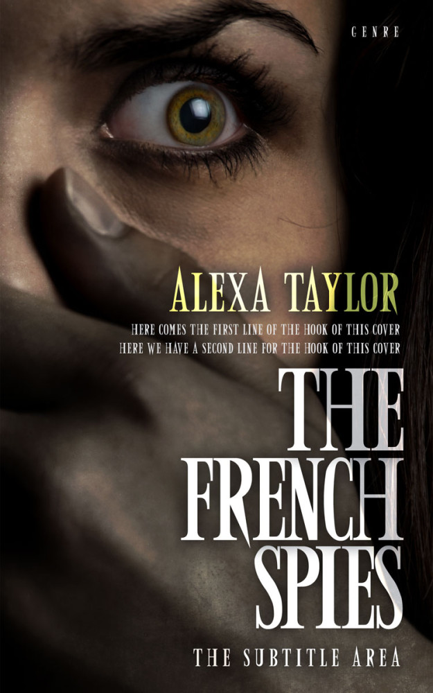 Front view of Zeus #29008 - Premade Horror Book Cover