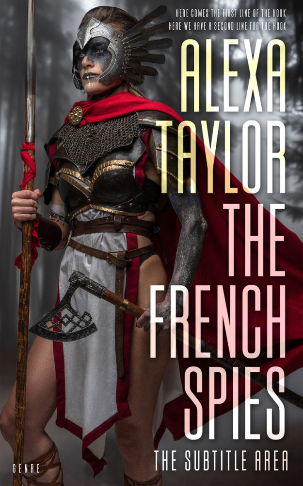 Front view of Woody Brown #29024 - Premade Fantasy Book Cover