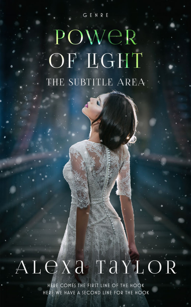 Front view of Outer Space #29041 - Premade Fantasy Book Cover