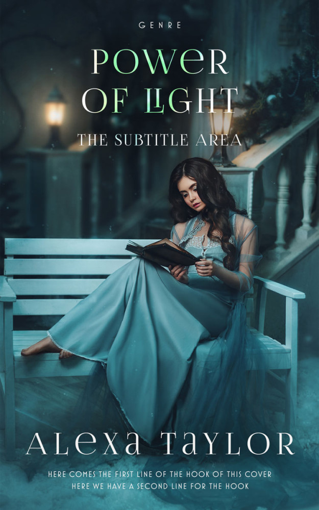 Front view of Te Papa Green #29042 - Premade Fantasy Book Cover