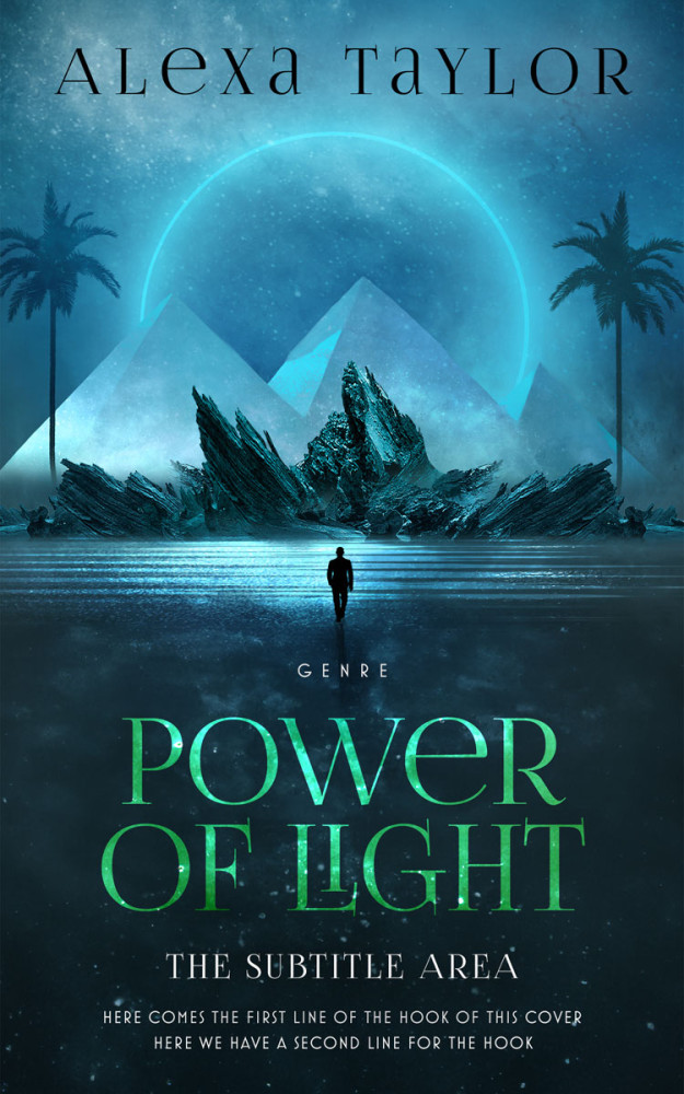 Front view of Big Stone #29044 - Premade Science Fiction Book Cover