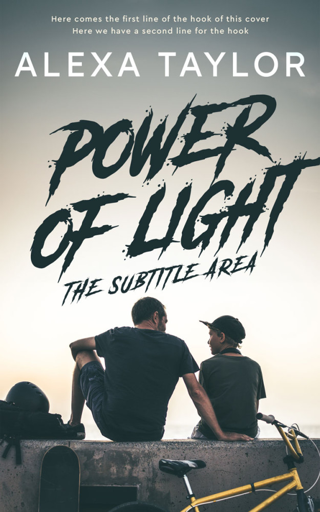 Front view of Timberwolf #29063 - Premade Teen & Young Adult Book Cover