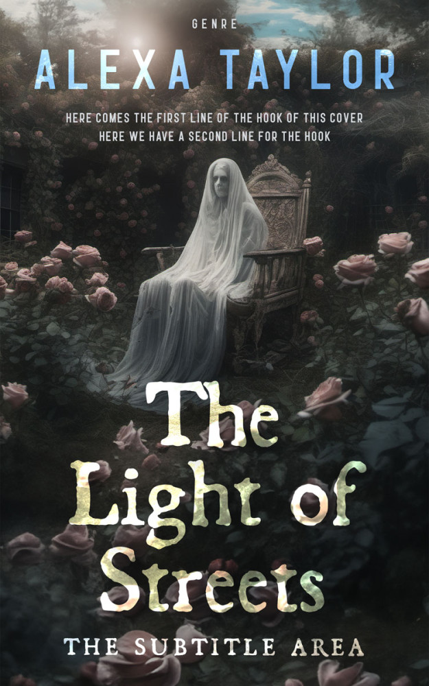 Front view of Heavy Metal #29089 - Premade Abstract Book Cover