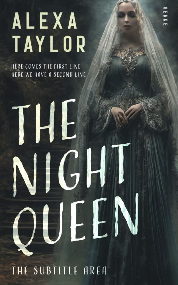 Front view of Outer Space #29092 - Premade Abstract Book Cover