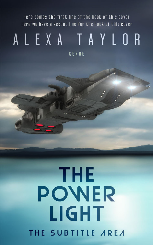 Front view of Limed Spruce #29123 - Premade Science Fiction Book Cover