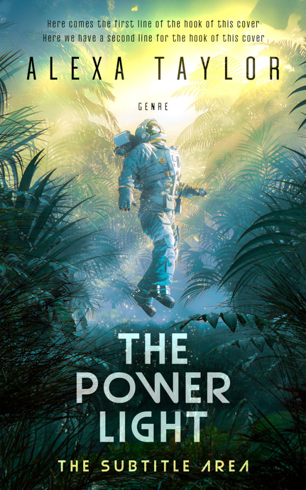 Front view of Sapling #29126 - Premade Science Fiction Book Cover