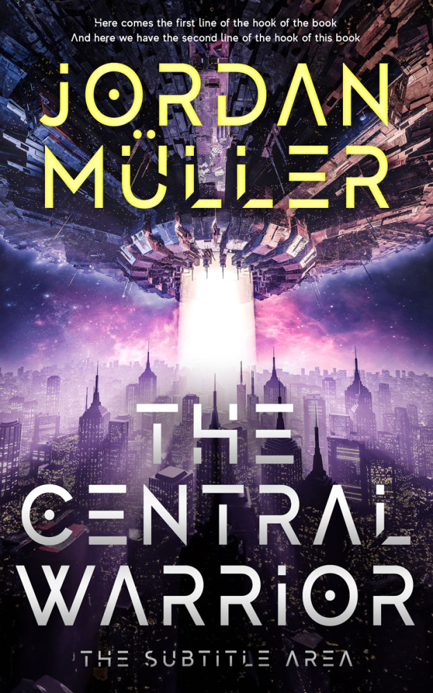 Front view of Wafer #29134 - Premade Science Fiction Book Cover