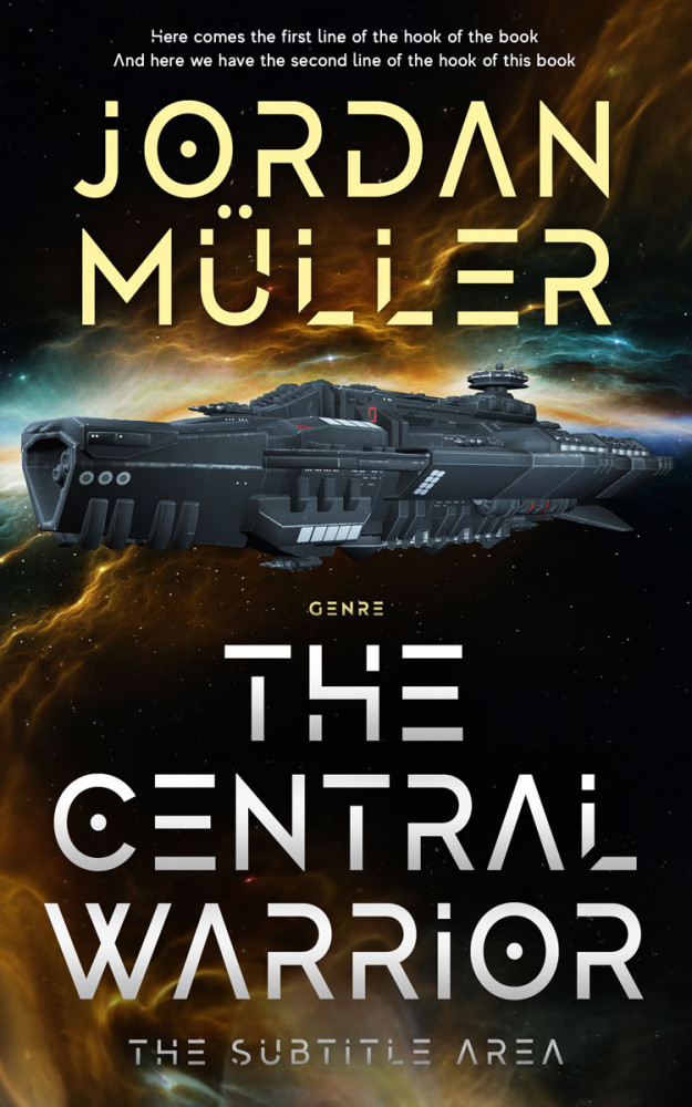 Front view of Zeus #29137 - Premade Science Fiction Book Cover