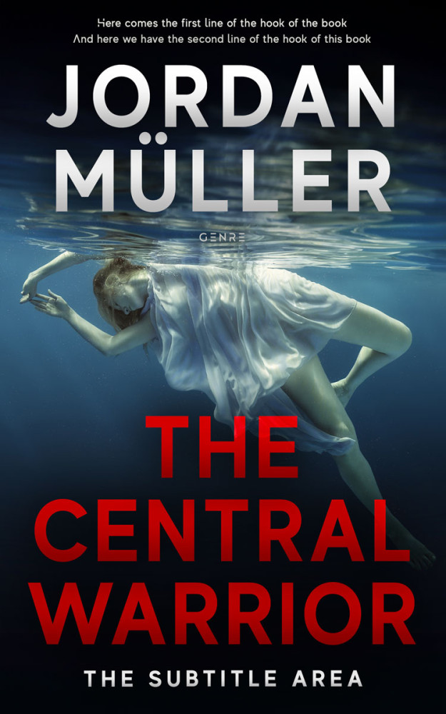 Front view of Old Rose #29143 - Premade Mystery & Thriller & Suspense Book Cover