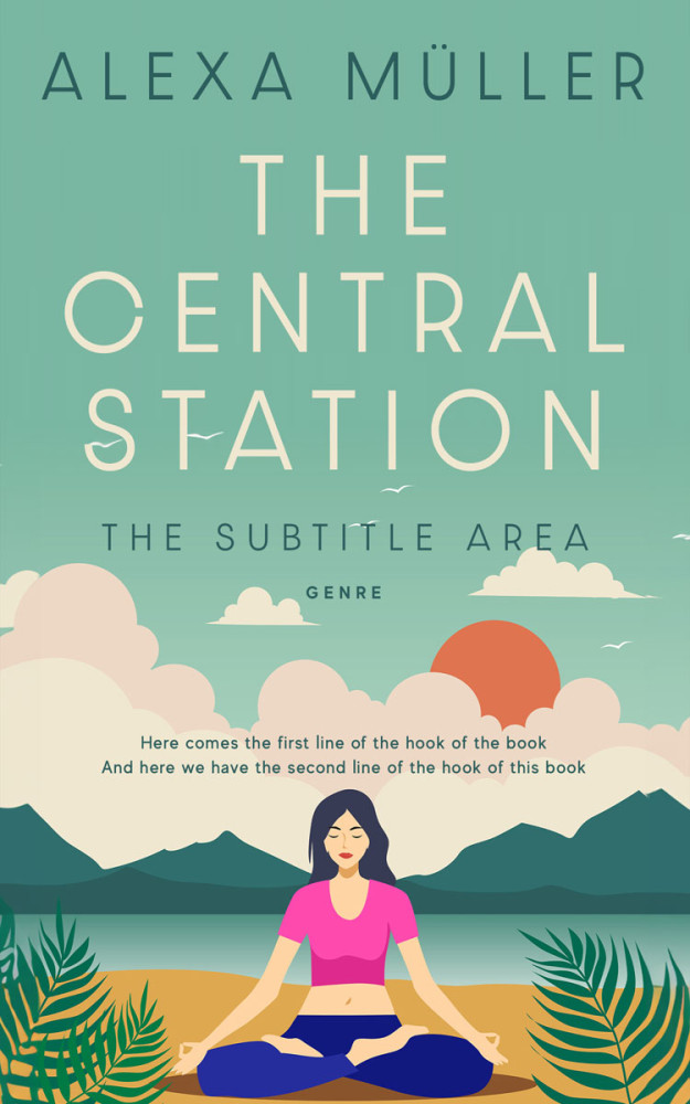 Front view of Acapulco #29171 - Premade Health & Mind & Body Book Cover