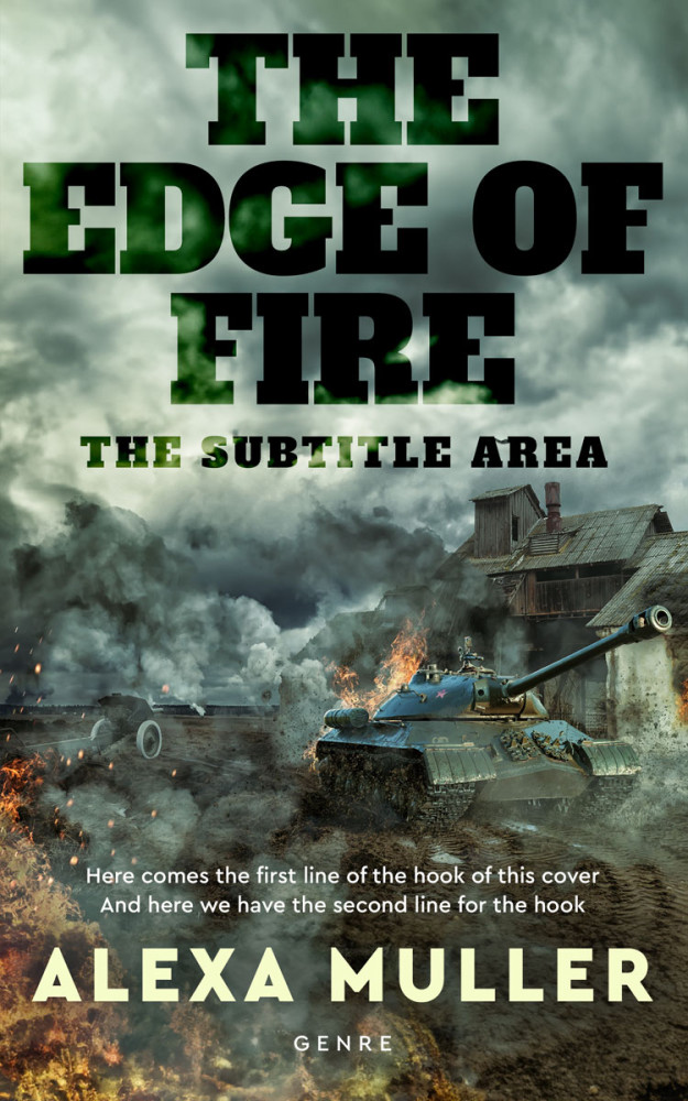 Front view of Lunar Green #29185 - Premade Historical Book Cover